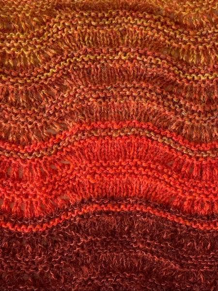 Easy Peasy scarf 'Øguf', No 20 + Silk mohair knitting kit Knitting kits Önling - Katrine Hannibal One - size (+No 10)