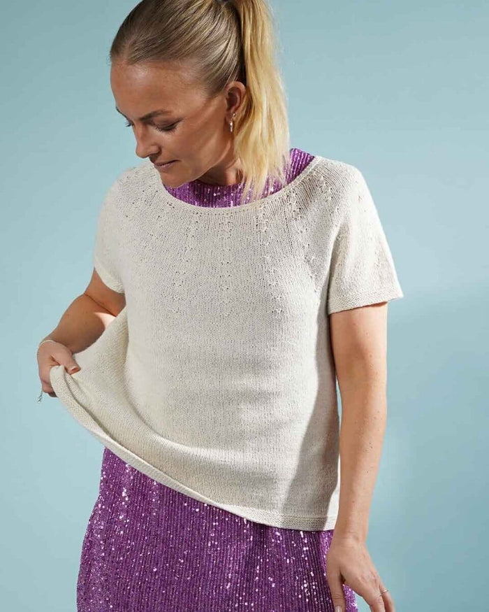 Edith Summer Top, No 12 knitting kit