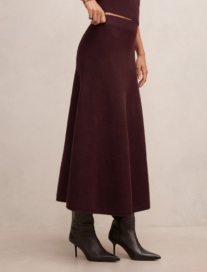 Elliotte Knitted Full Midi Skirt Forever New