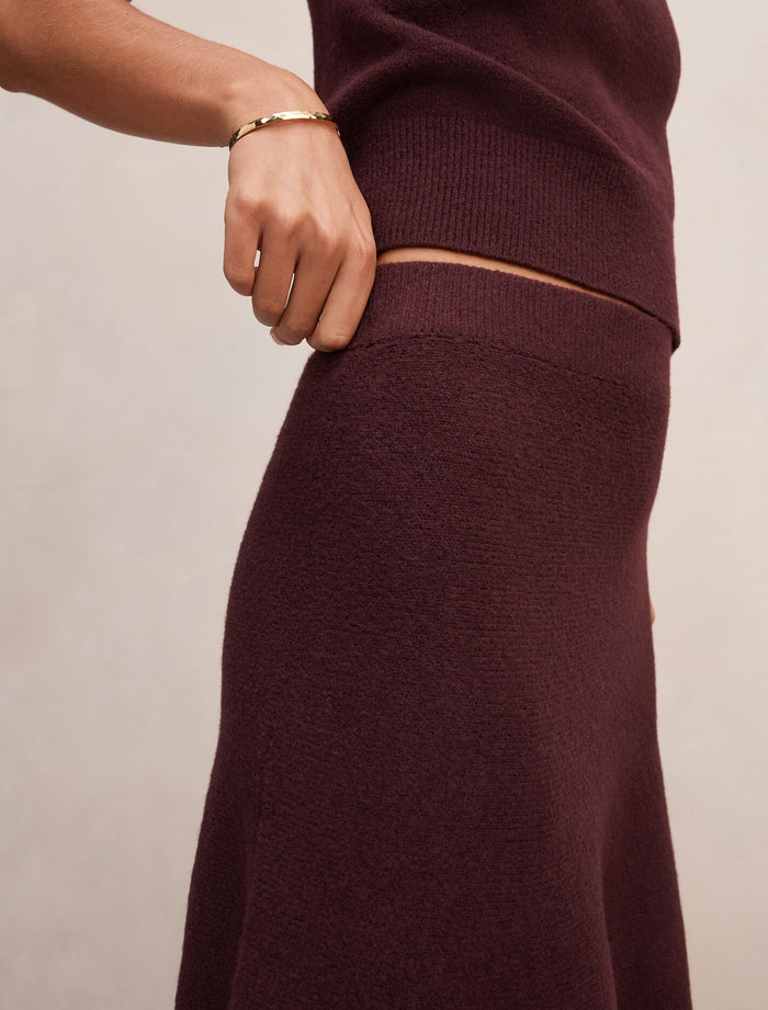 Elliotte Knitted Full Midi Skirt Forever New