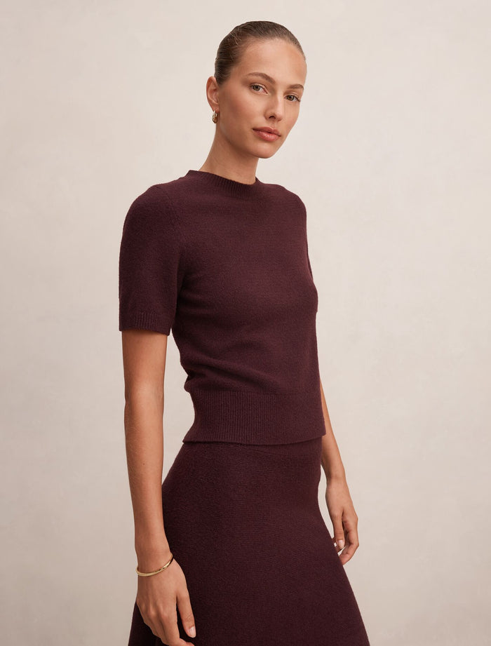 Elliotte Knitted T-Shirt Forever New