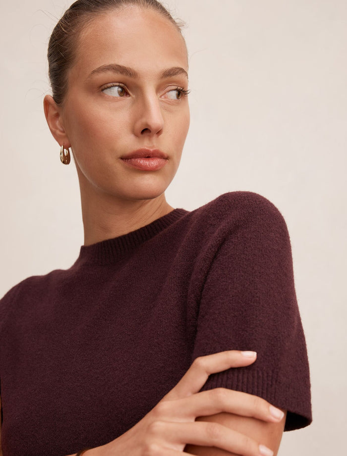 Elliotte Knitted T-Shirt Forever New