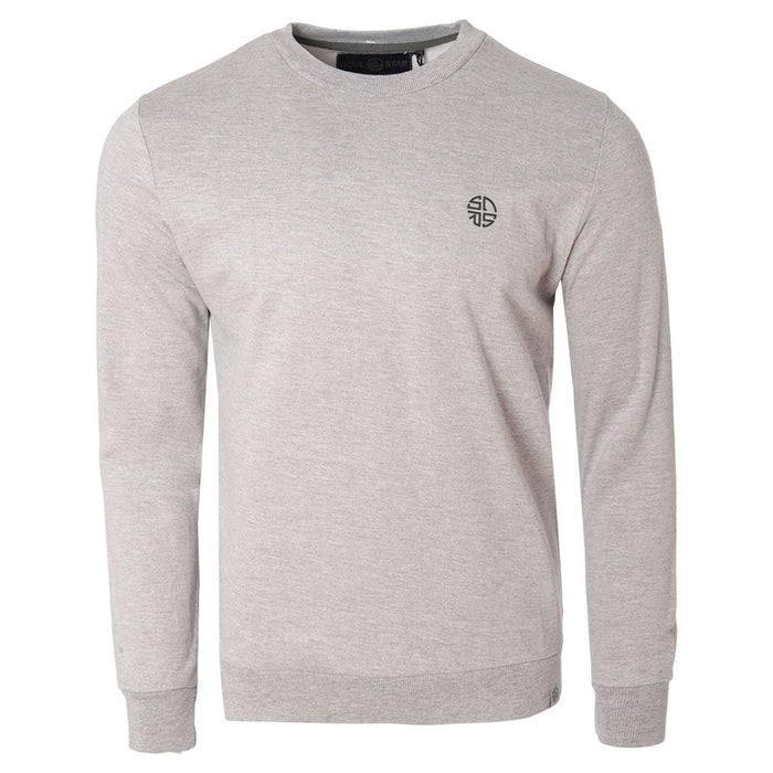 Embroidered Logo Crew Neck Sweatshirt