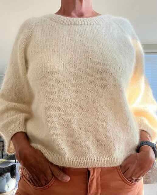 Emmeline sweater from Önling, No 12 + silk mohair knitting kit Knitting kits Önling - Katrine Hannibal