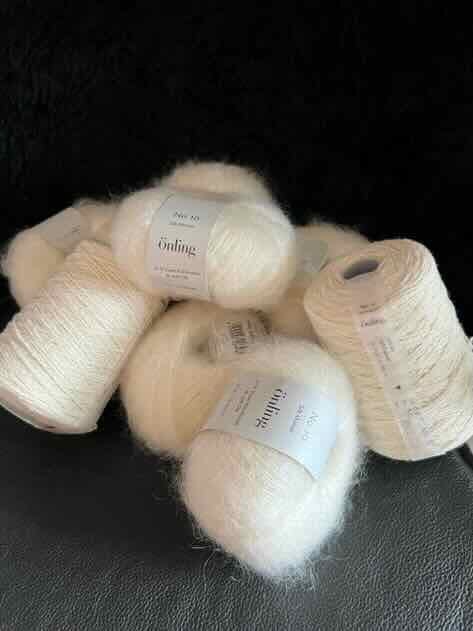 Emmeline sweater from Önling, No 12 + silk mohair knitting kit Knitting kits Önling - Katrine Hannibal