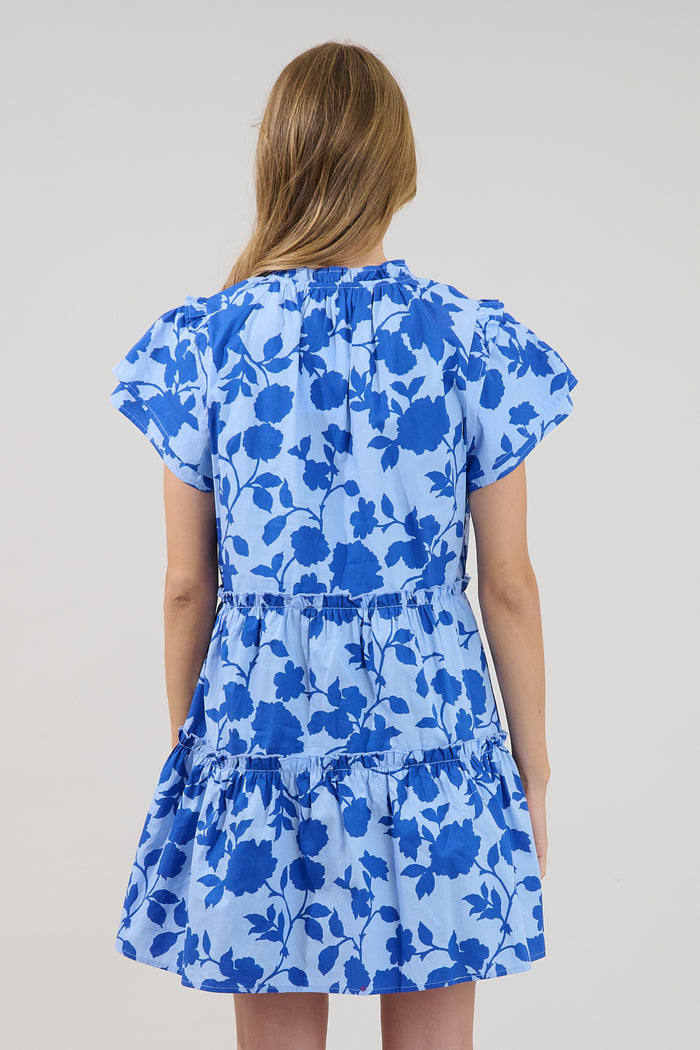 Empire Tiered Mini Dress Palmas