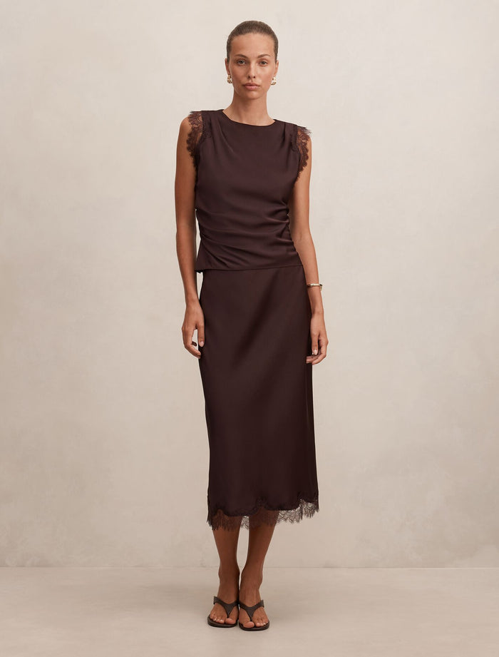 Enola Lace Maxi Skirt Forever New