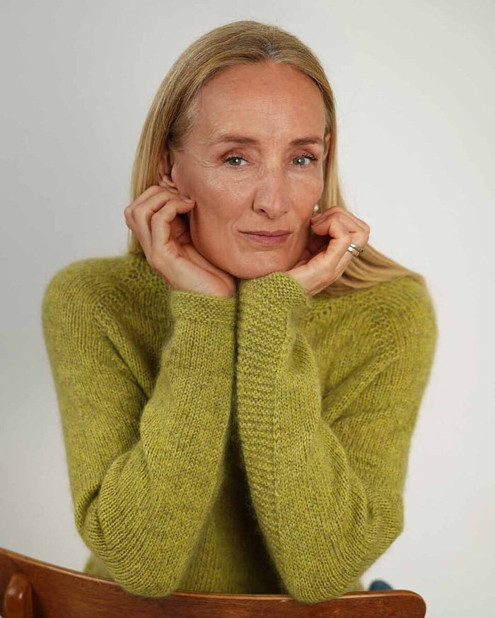 Esmeralda Sweater by Katrine Hannibal, No 20 + Silk mohair knitting kit