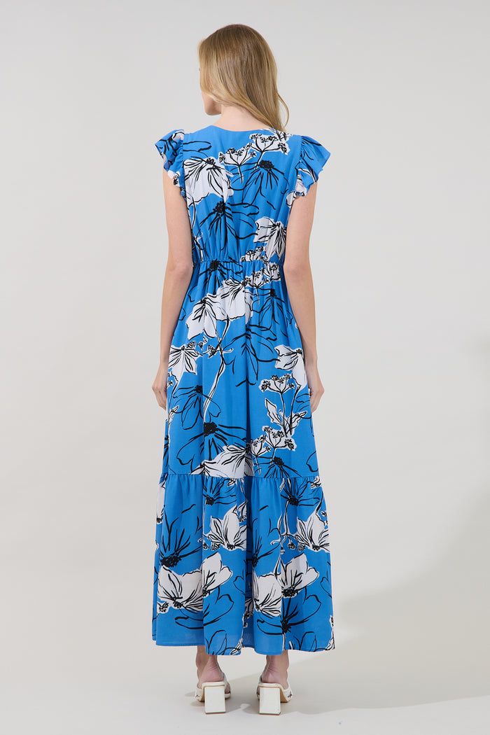 Evianna Button Down Maxi Dress Kanes Floral