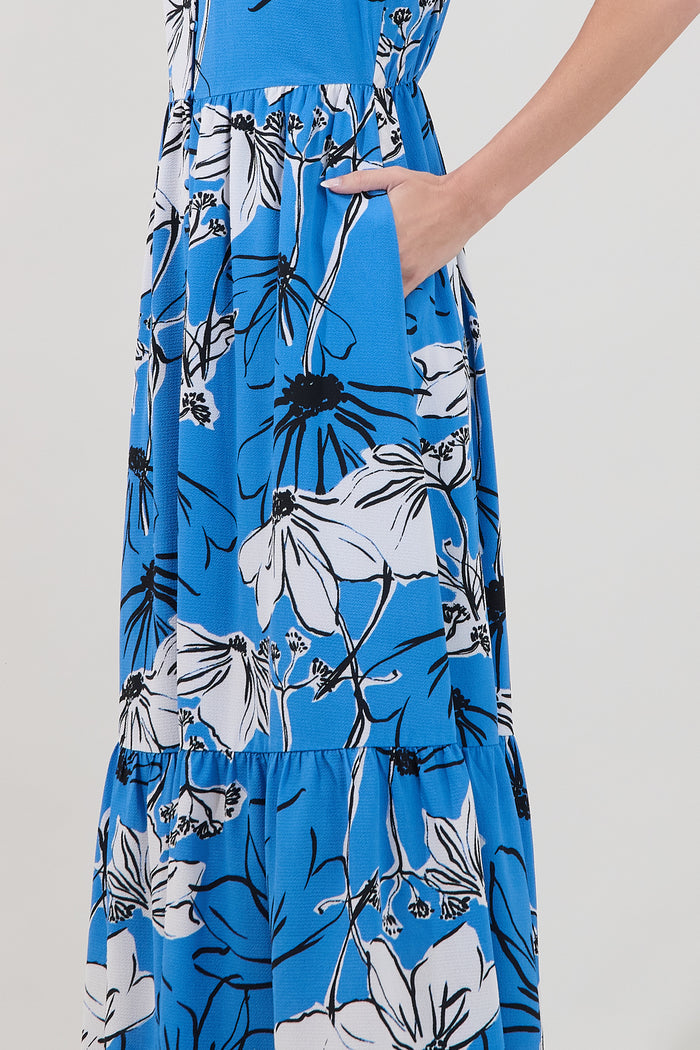 Evianna Button Down Maxi Dress Kanes Floral