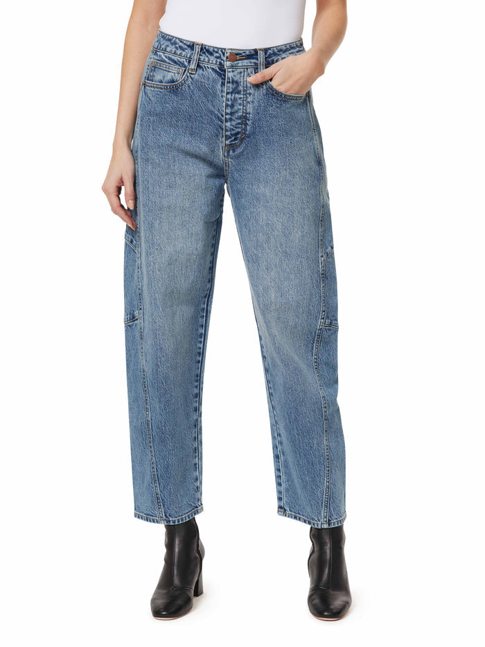 Evie Cropped Barrel Jeans