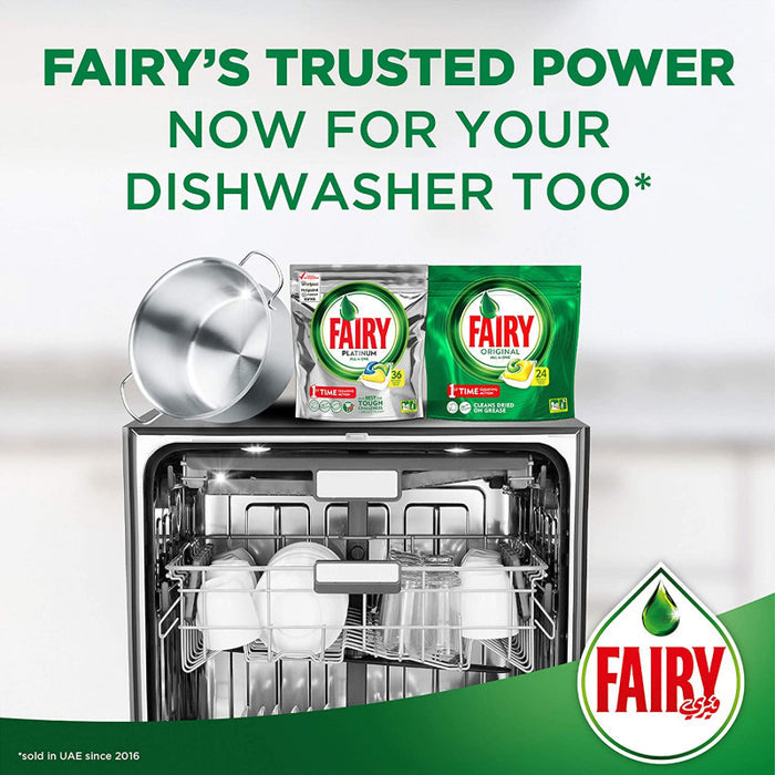 Fairy All-In-1 Dishwasher Tablets Bulk, Fairy Dishwasher Tablets, 110 Tablets, Original, Effective Even On Dried-On Grease - Shoppers-kart.com