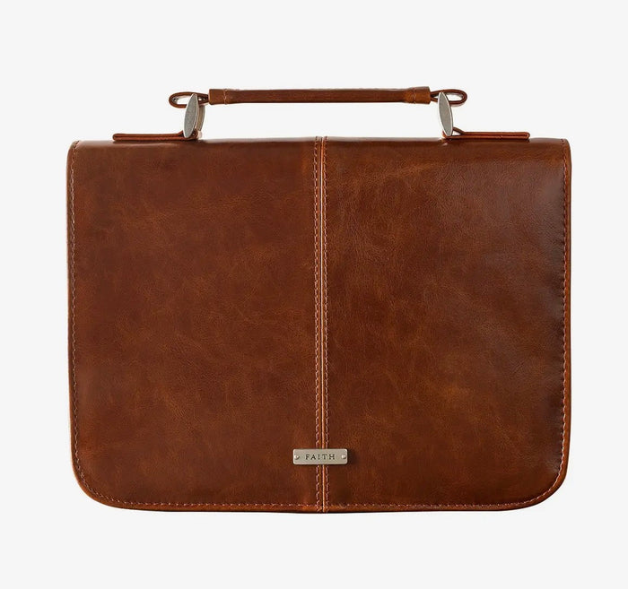 Faith Leather Bible Case