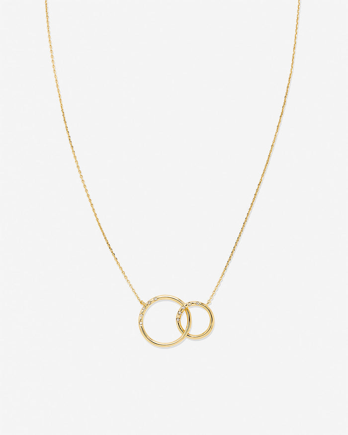 Family Interlocking Circles Necklace