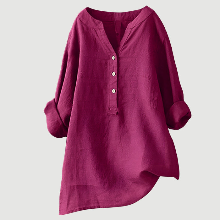Freja™ – Chemise légère et confortable avec des boutons