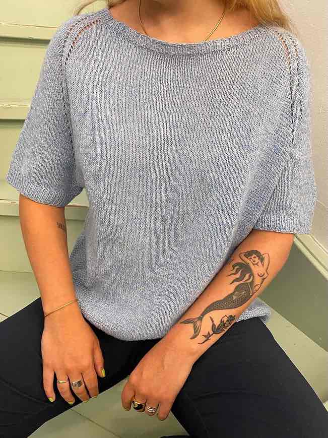 Freja summer T-shirt by Önling, No 4 knitting kit