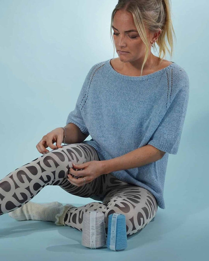 Freja summer T-shirt by Önling, No 4 knitting kit