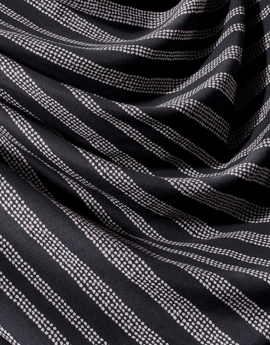 Gaia Deep Charcoal EcoVero Viscose Fabric, Atelier Brunette