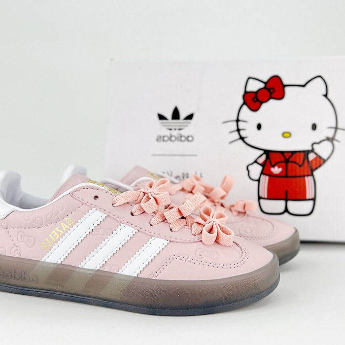 Adidas Gazelle x Hello Kitty Pink