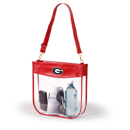 Georgia Large Clear Purse with Zipper