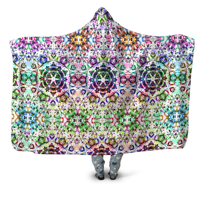 Ghost Flowers Hooded Blanket Glass Prism Studios Epic Hoodie