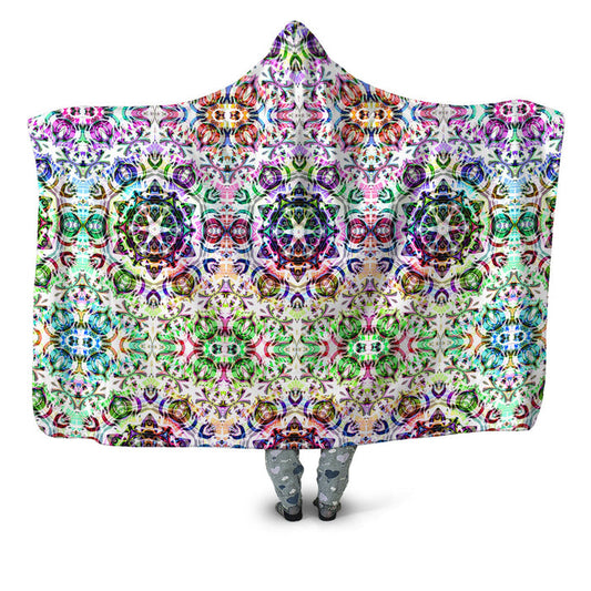 Ghost Flowers Hooded Blanket Glass Prism Studios Epic Hoodie