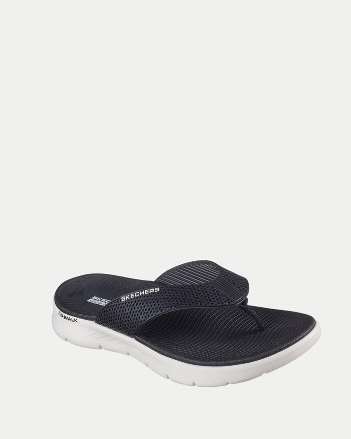 Go Walk Flex Sandal-Eve Black/White