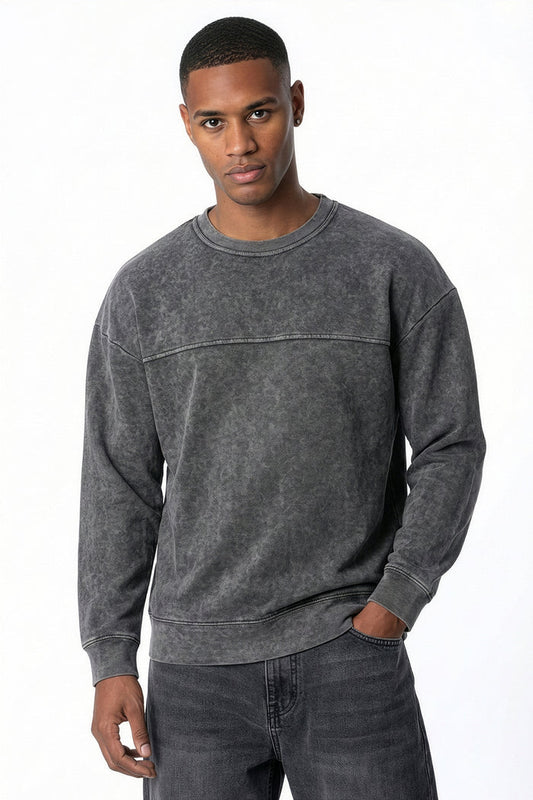 Grennan Acid Wash Crewneck Sweatshirt