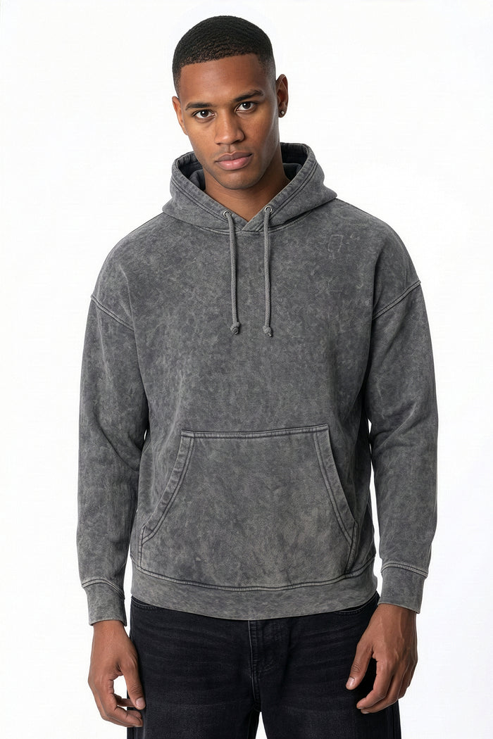 Grennan Acid Wash Hooded Sweatshirt