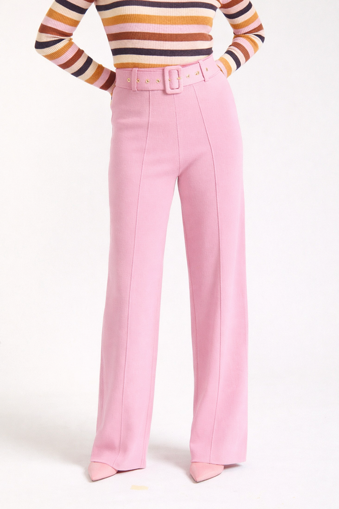 Hamilton Crepe Pant  In Pink