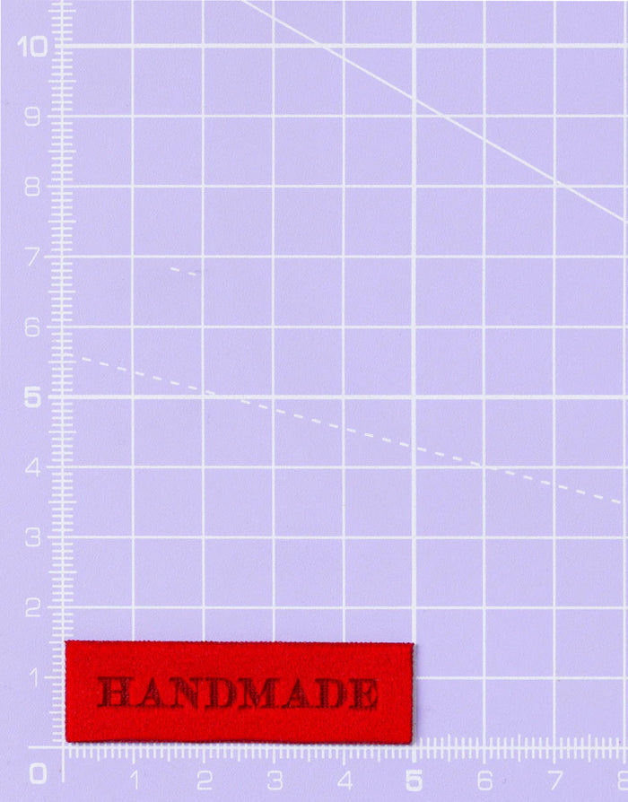 Handmade Velvet Woven Sewing Labels -Pack of 4 - Little Rosy Cheeks