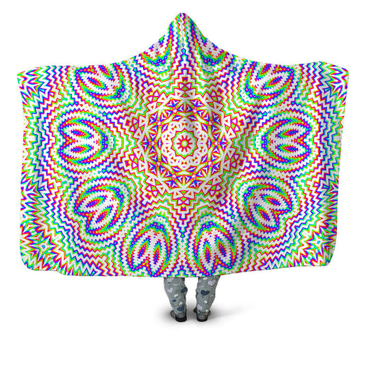 Harmonic Vibes Hooded Blanket Glass Prism Studios Epic Hoodie