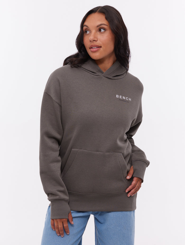 Harmy Grey GY052 Hoodies Oversized Embroidery Front Back Shot 1
