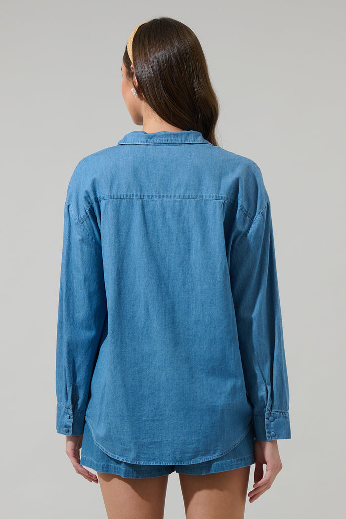 Haysville Chambray Button Up Shirt
