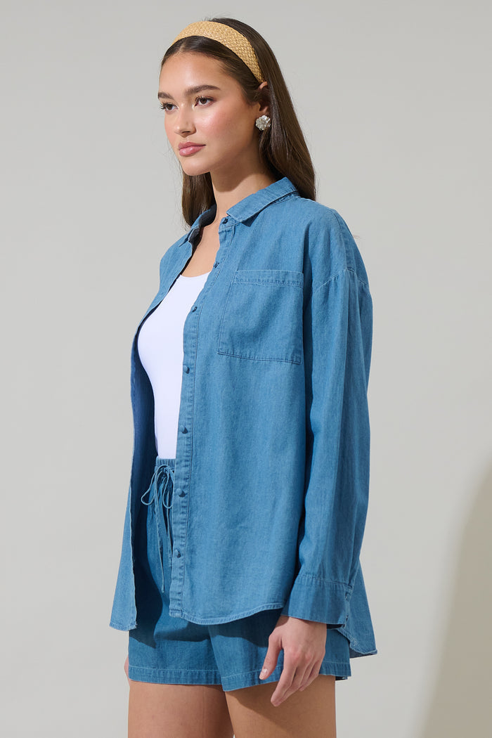 Haysville Chambray Button Up Shirt