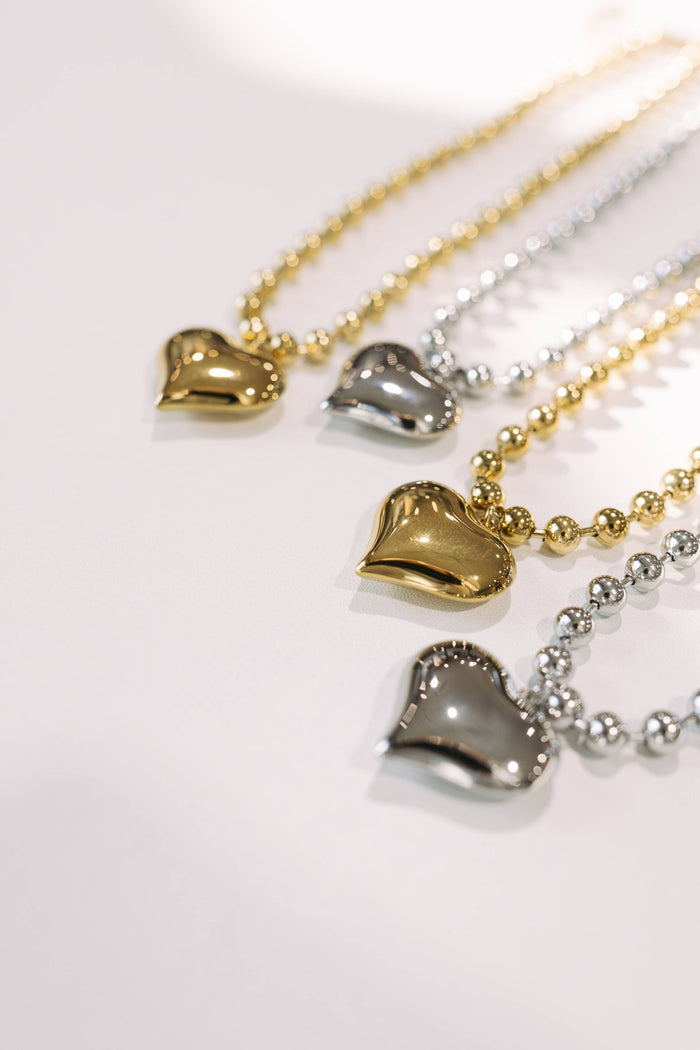 Heart Throb Beaded Necklace