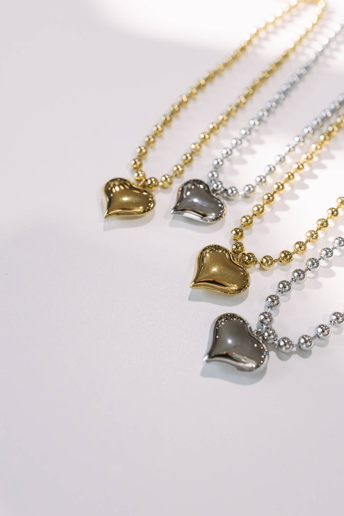 Heart Throb Beaded Necklace