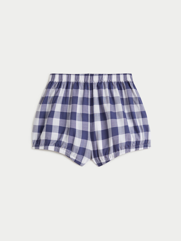 Large Navy Gingham