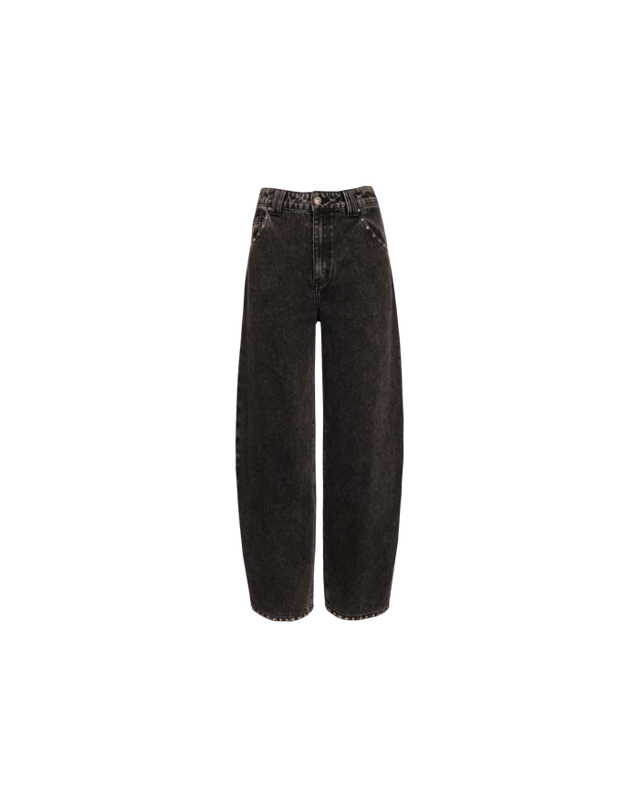 ICON STUDDED JEAN BLACK