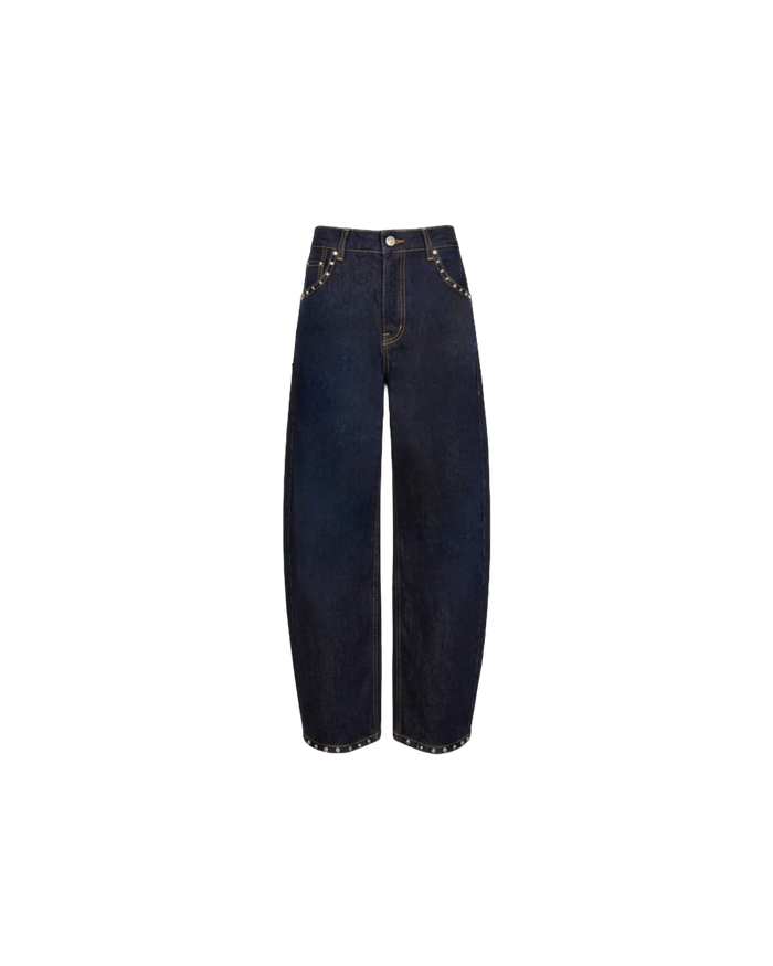 ICON STUDDED JEAN UNWASHED