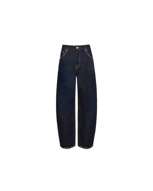 ICON STUDDED JEAN UNWASHED