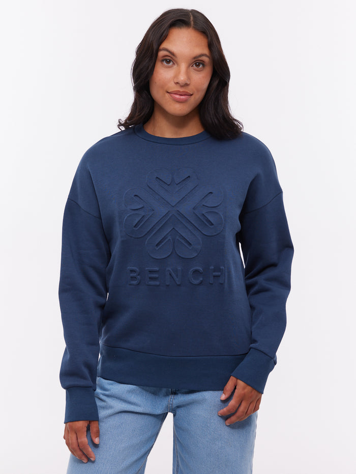 Ilma Blue NY018 Crews Oversized Depossed Shot 1