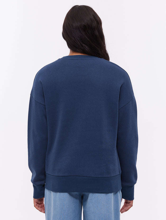 Ilma Blue NY018 Crews Oversized Depossed Shot 3
