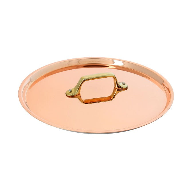 Inocuivre Saucepan Lid with Brass Knob 3.9 inch diameter