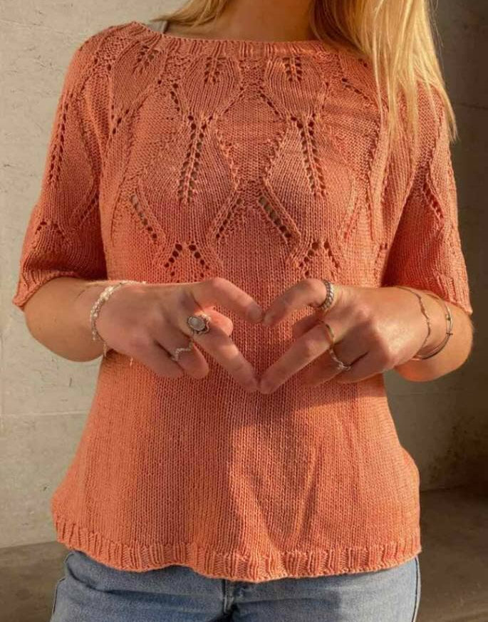 Iris summer top by Önling, No 14 knitting kit Knitting kits Önling - Katrine Hannibal