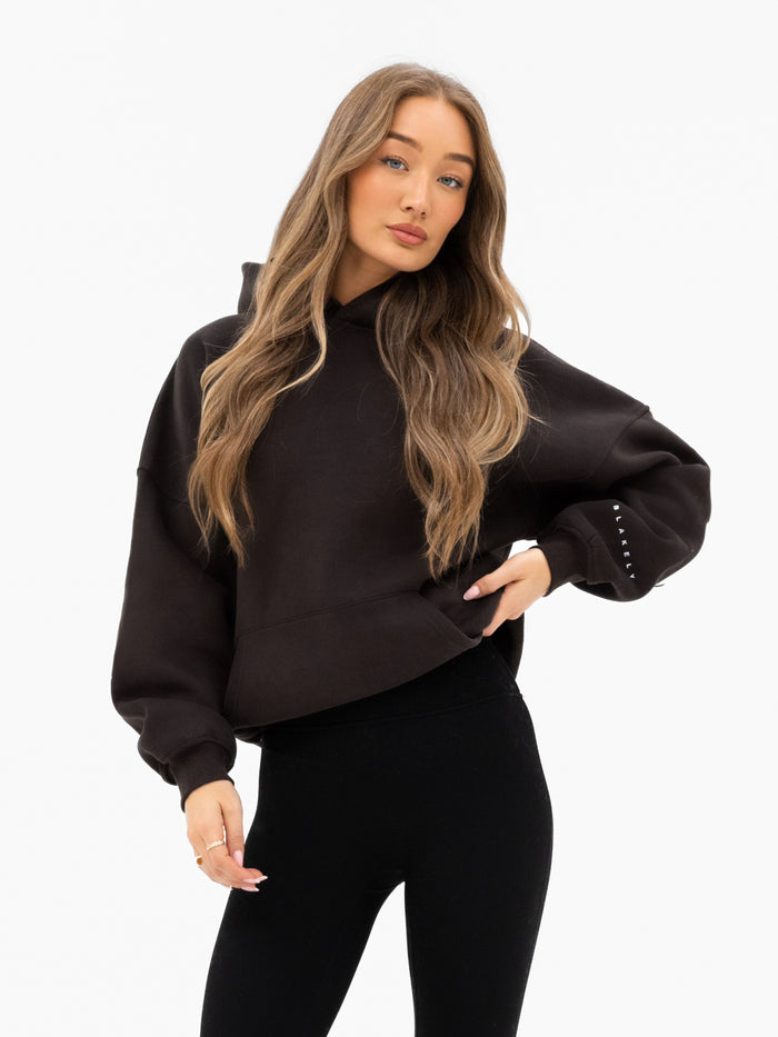 Isabel Oversized Hoodie - Deep Brown