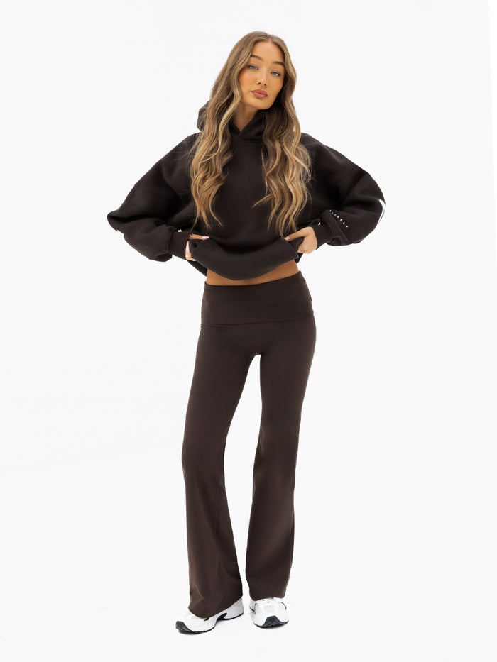 Isabel Oversized Hoodie - Deep Brown