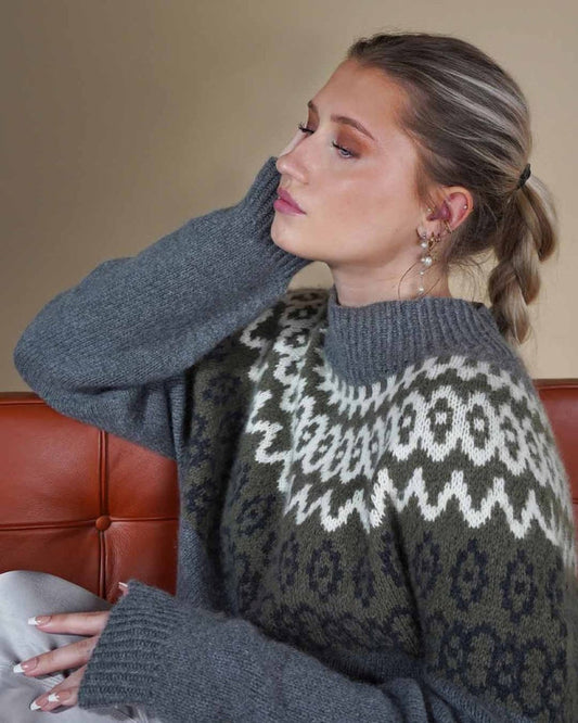 Isling Icelandic sweater by Önling, No 1 knitting kit Knitting kits Önling - Katrine Hannibal