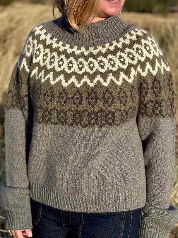 Isling Icelandic sweater by Önling, No 1 knitting kit