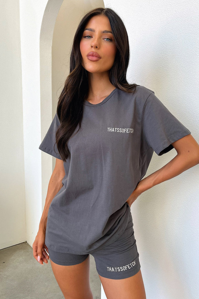 Jaska Tee - Charcoal